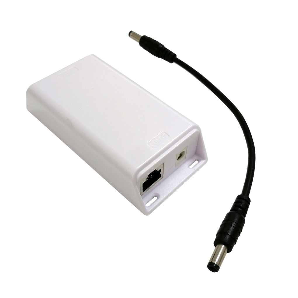 GAT-5v20w 千兆POE分离器,8023.3af/at 44-57V POE 输入 5V 20W DC 输出与千兆网速,为5V 非POE设备如摄像机等供电