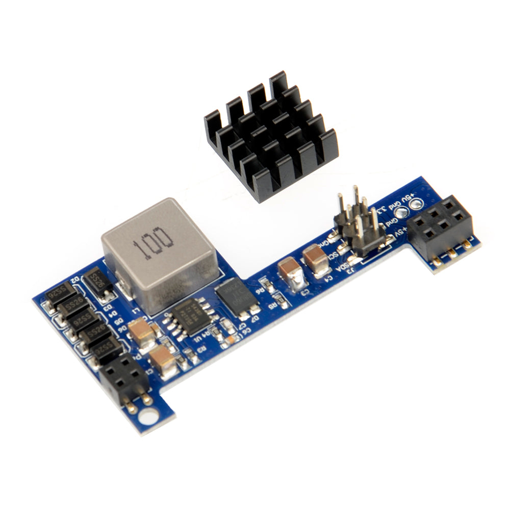 POE-Pihat 被动式POE转换器,适用于树莓派3 B+和树莓派4,支持12-56V POE 输入,5V2A10W 输入和千兆传输速率