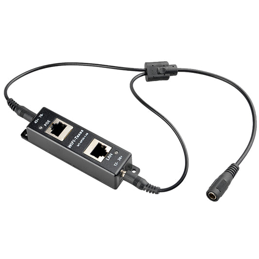 GPOE-1-AB-Y 千兆以太网注入器,24V 48V 中跨被动式 POE 供电器,支持模式A 和 B,最高输出可达60W