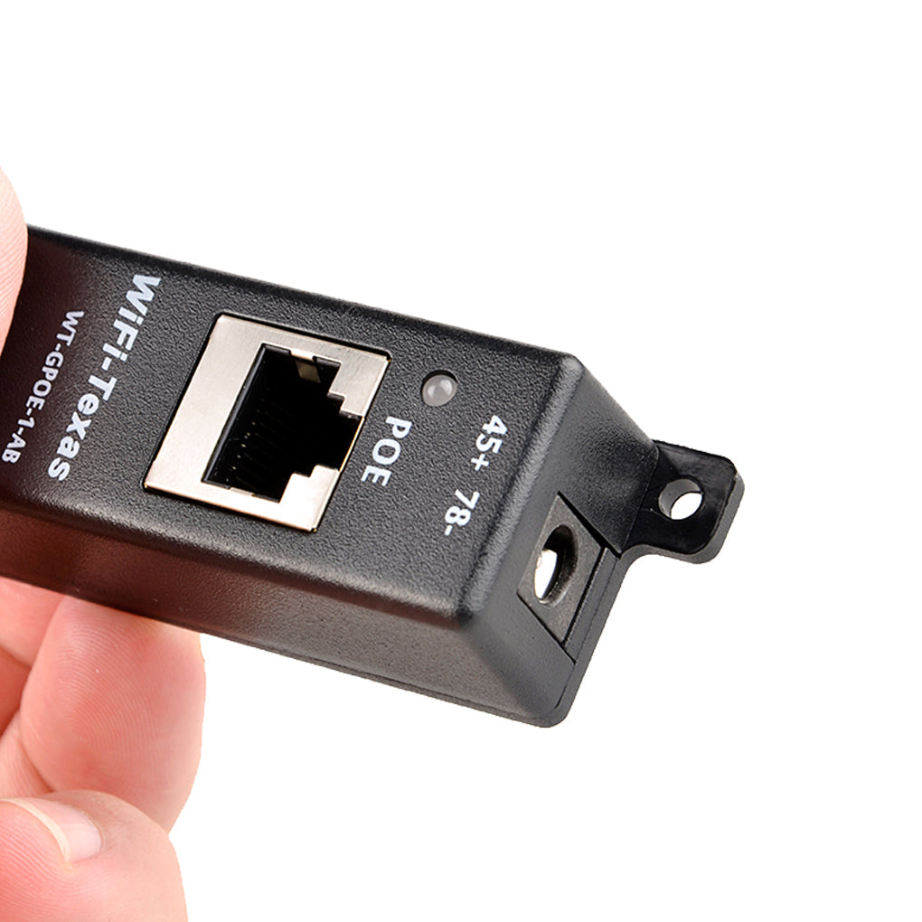 GPOE-1-AB-Y 千兆以太网注入器,24V 48V 中跨被动式 POE 供电器,支持模式A 和 B,最高输出可达60W