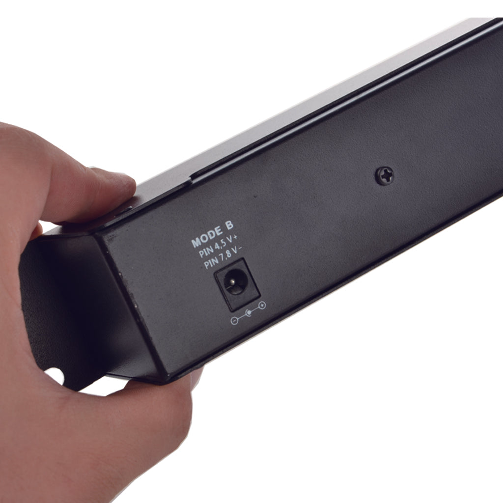 GPOE-16-PS48V 19寸1U机架式16口千兆被动式PoE供电器与48V电源套装,为标有“802.3af”的设备供电,最高可达60W输出