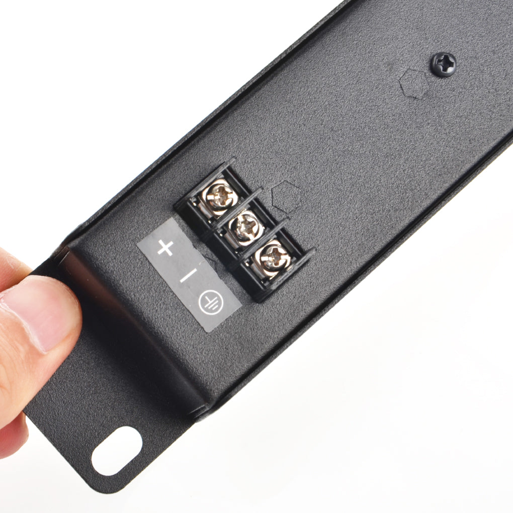 POE-16-PS120W 16口百兆被动式中跨以太网PoE供电器注入器带120W电源,兼容 802.3af PoE或24V被动式 PoE