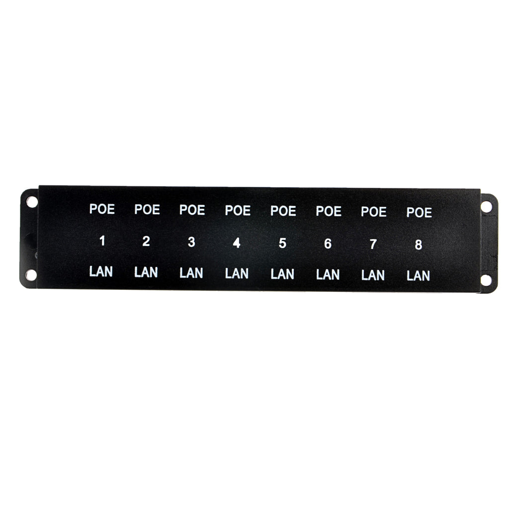POE-8-PS24V60W 8口百兆POE供电器带24V60W电源适配器,24V被动式POE为 Mikrotik、Ubiquiti 等设备提供POE供电