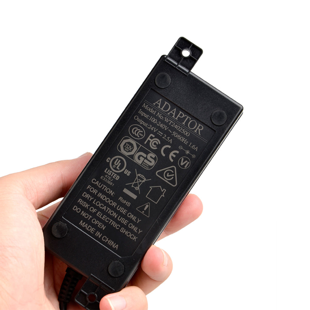 GPOE-8B-PS24V 8口千兆PoE 供电器B模式与24V电源套装,可为8台 24V被动式 PoE 设备供电,如Mikrotik UBNT等需要24V PoE设备供电