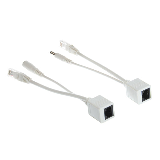 POE-IO 10/100m 百兆PoE分离器和注入器,被动式POE标准,支持12V-48V输入,与不支持以太网供电的产品配合使用