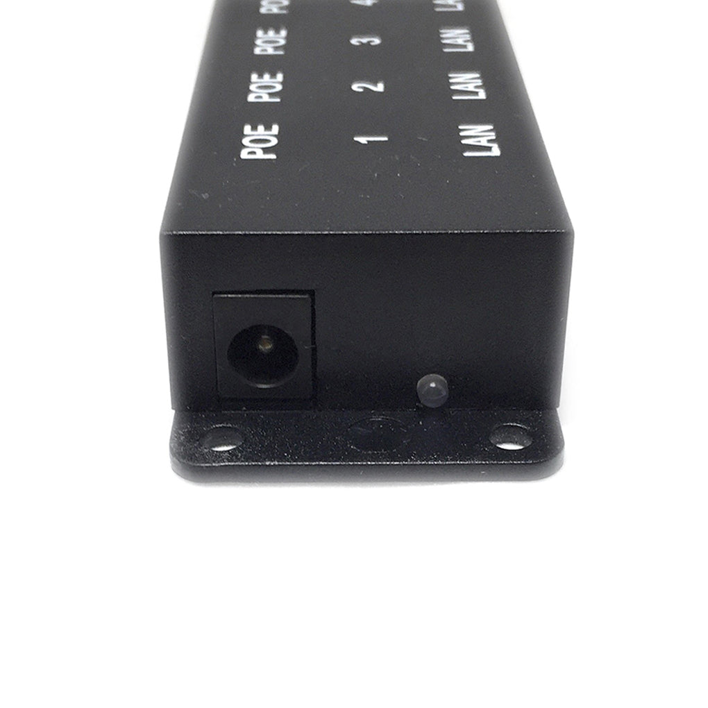 POE-8-ENC 10/100mbps 百兆以太网供电器，被动式POE注入器，Mode B PoE 中跨，可同时连接8台终端设备如摄像头，无线AP，VOIP 电话