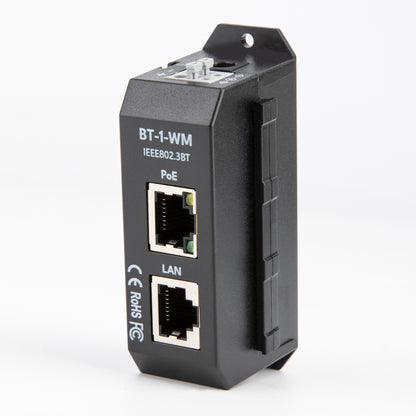 BT-1-WM 单端口2.5千兆PoE供电模块 支持802.3af/at/bt自动协商，最高90W供电