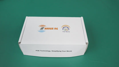 GBT-65W 可调电压 PoE++ 分离器（5–24V/26V 可调），支持 10/100/1000/2.5G 数据，IEEE 802.3bt/at/af，最大输出 6A，延长供电距离至 100 米